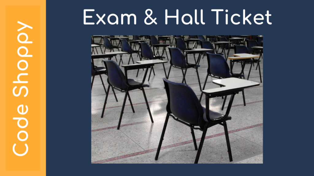 Exam Hall Ticket Management System